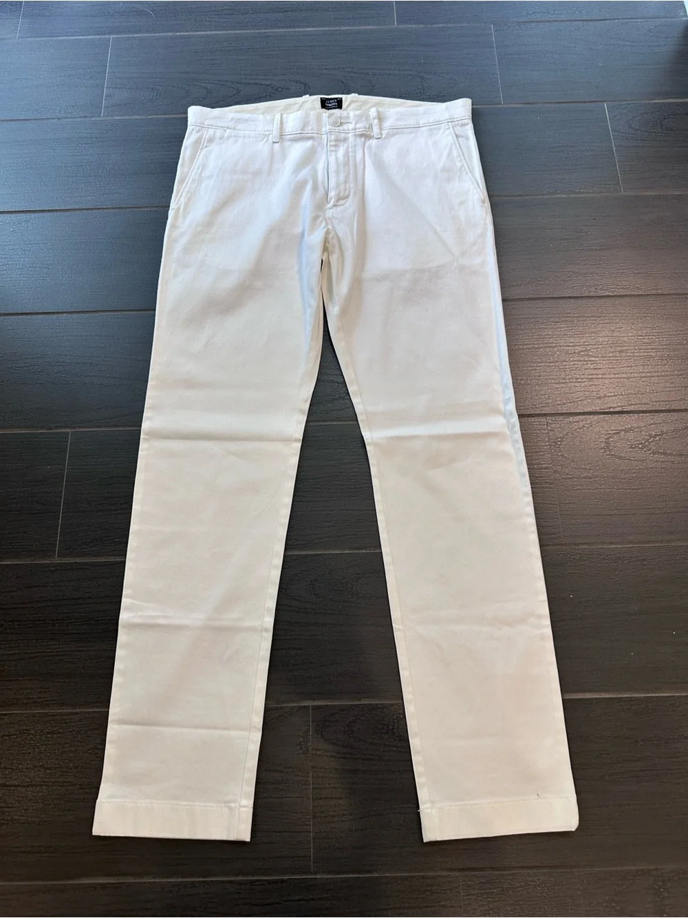 J. Crew Men's 484 Slim Fit Stretch White Chino
